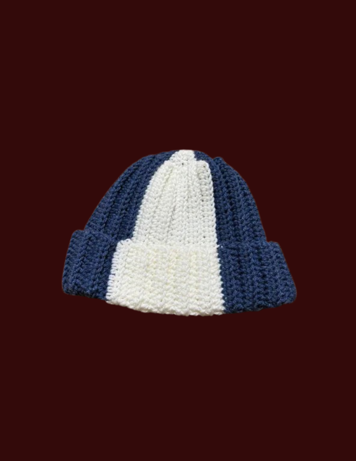 Adult Ribbed Beanie w/ brim