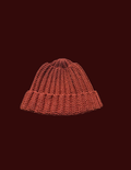 Adult Ribbed Beanie w/ brim